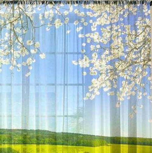 Фототюль Весенний луг