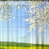 Фототюль Весенний луг